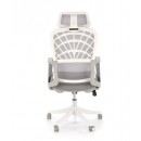 Кресло компьютерное HALMAR VESUVIO 2 серый/белый